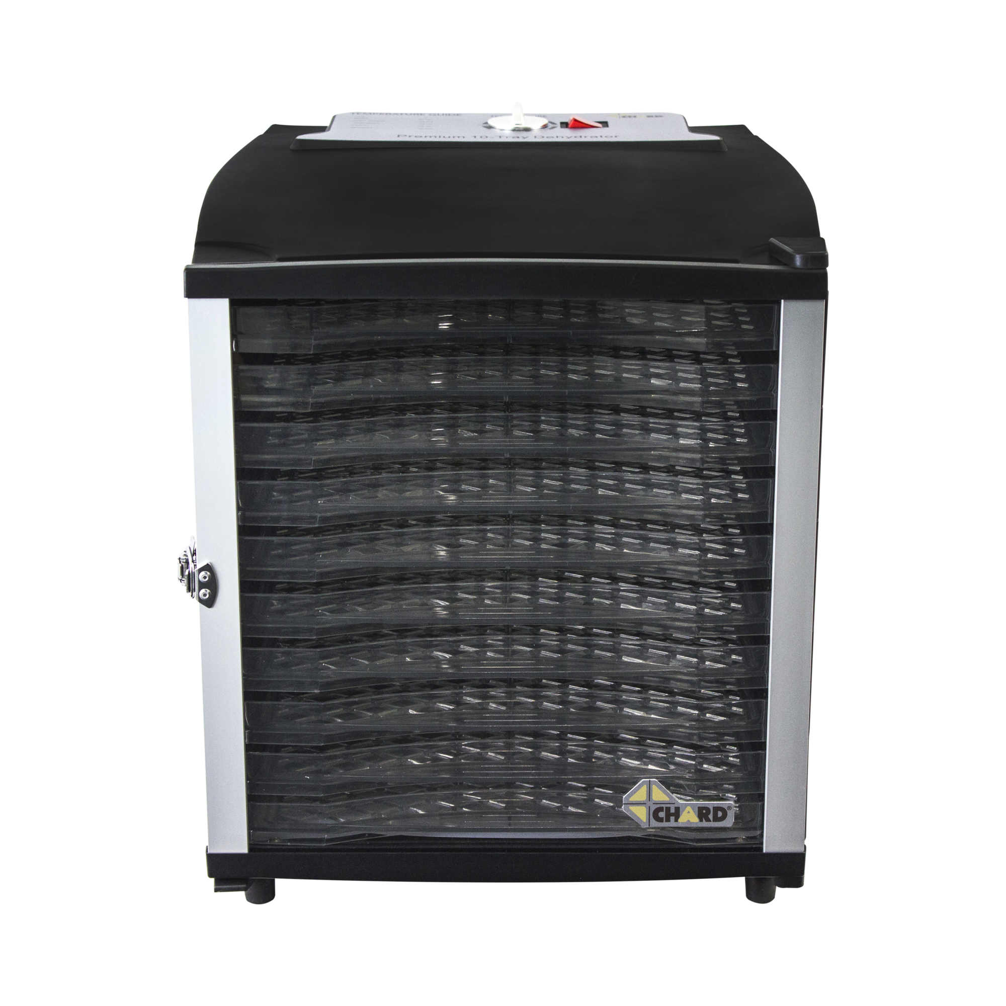 Chard, 10 Tray Dehydrator, Trays Included (qty.) 10, Primary Color Black, Watts 800, Model# DE-10